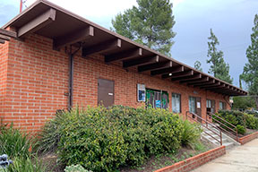 brick education building for sunday school classes and the little pioneers preschool